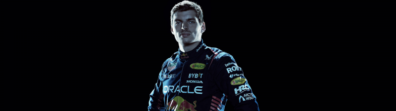 Max Verstappen, Racing driver, AMOLED, Red Bull Racing, Black background