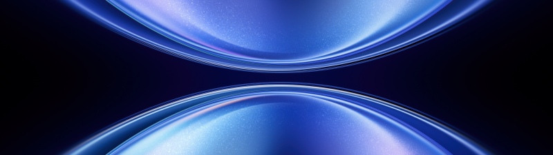 Vivo X Fold 5, Stock, Blue abstract, Curves, Futuristic, Symmetry, 5K