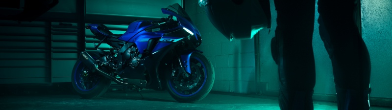 Yamaha YZF-R1, 8K, Sports bikes, Biker, 5K