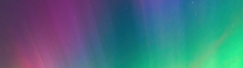 Colorful, Aurora Borealis, Night sky, Stars in sky, Gradient background, 5K