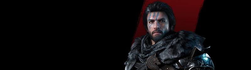 Crimson Desert, Game Art, Kliff, Black background, Warrior, Armor