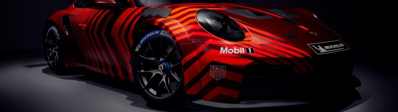 Porsche 911 GT3 Cup, 2025, 5K, Dark background