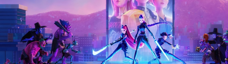 KPop Demon Hunters, 2025, Huntrix, Rumi (Huntrix), Mira (Huntrix), Zoey (Huntrix), 2025 Movies, Animation movies