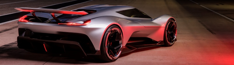 Chevrolet Corvette CX Vision Gran Turismo, Rear View, Concept cars, Race cars, 5K