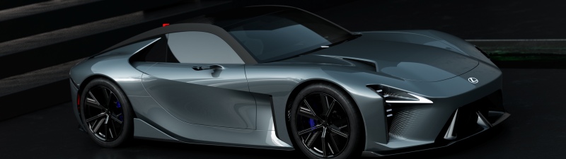Lexus Sport Concept, 2025, Electric supercar, Dark background