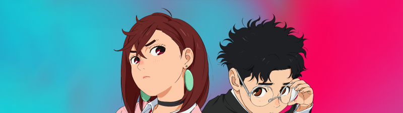 Momo (Dandadan), Ken Takakura, Dandadan, Season 2, Gradient background, 5K