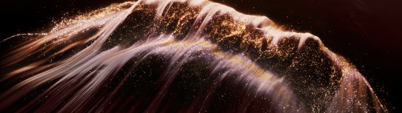 Glitter, Waves, Dark background, 5K, Huawei Mate XTs, Stock