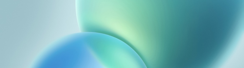 Blue abstract, Gradient shapes, Blurred, Honor Magic V Flip 2, Stock