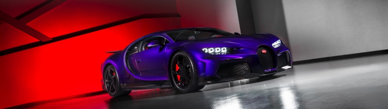 Bugatti Chiron Super Sport, Purple car, 5K, 8K