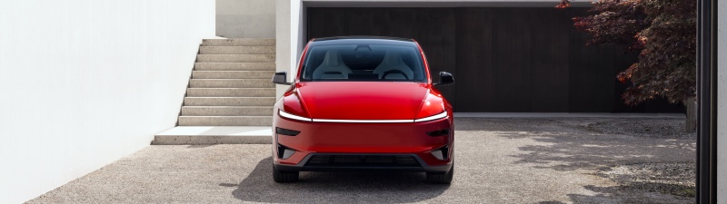 Tesla Model Y Performance, 2025, Red cars