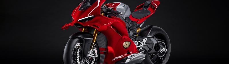 Ducati Panigale V4 R, Dark background, Red bikes, 5K, Sports bikes, 2026