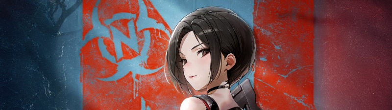 Goddess of Victory: Nikke, Ada Wong, Resident Evil, 5K, Crossbow, Anime girl