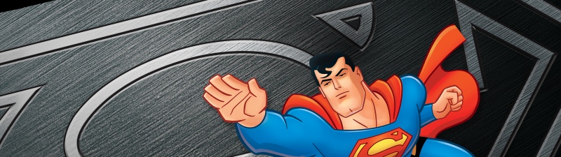Superman The Animated Series, 1996, Cartoon, DC Superheroes, Dark background