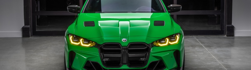 BMW M4 GTS, Vorsteiner, Green car, Modern design, 5K, 8K