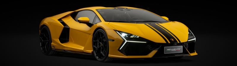 Lamborghini Revuelto, 20th Anniversary, 5K, 8K, Dark background