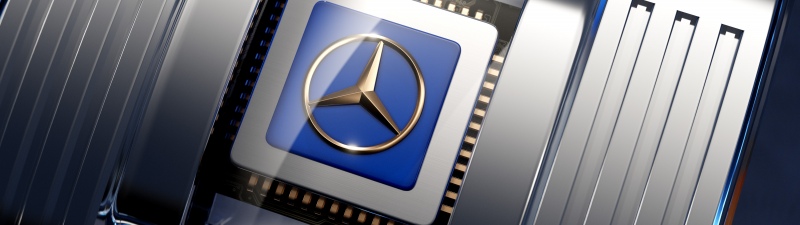 Mercedes-Benz Vision Iconic, Logo, 5K, 2025