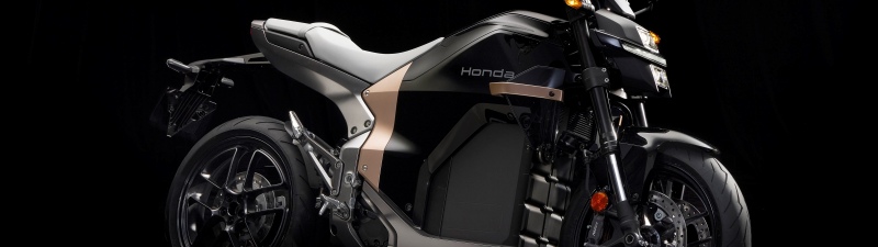 Honda WN7, 2026, Electric motorcycle, Futuristic, Dark background, 5K