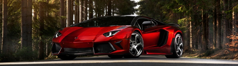 Lamborghini Aventador LP 700-4, Supercar, Red cars, 5K