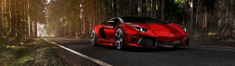 Mansory Lamborghini Aventador LP 700-4, 5K, Tarmac, Sunlight, Red cars, Lamborghini Aventador LP 700-4