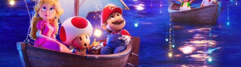 The Super Mario Galaxy Movie, Poster, 5K, Princess Peach, Toad, 2026 Movies, Animation movies