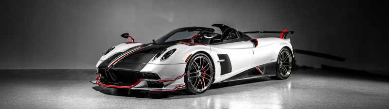 Pagani Huayra Roadster, Hypercar, Dark background