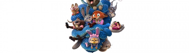 Zootopia 2, Movie poster, 2025 Movies, White background, Animation movies, 5K, 8K