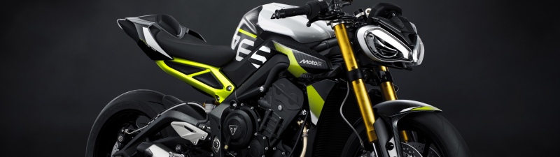 Triumph Street Triple 765 Moto2 Edition, 5K, Dark background