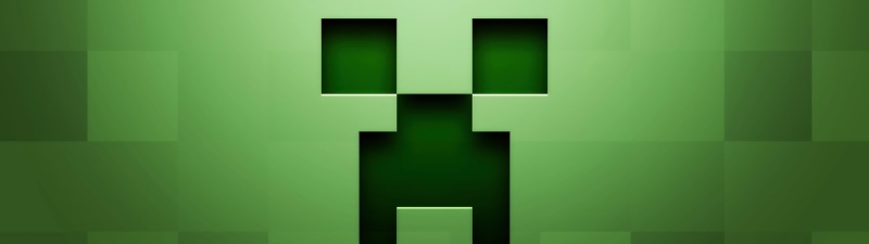 Creeper (Minecraft), 5K, Pixel art, Green background, Minecraft, Creeper