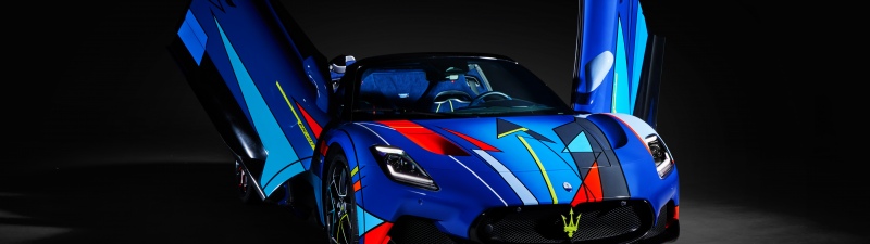 Maserati MC20 Cielo Opera d’Arte, 8K, 2025, 5K, Dark background, Maserati MC20 Cielo