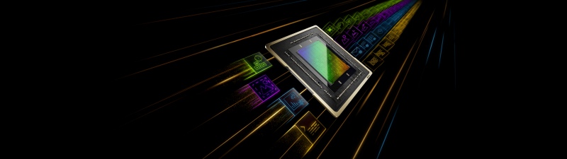 Nvidia, Processor, GPU, Chip, Dark background, 5K