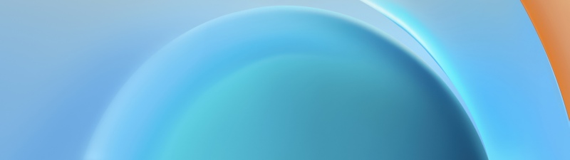 Gradient Abstract, Curves, Orange, Modern design, 5K