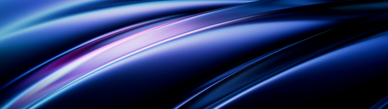 Blue abstract, Curves, Fluid, Glow, Modern design, Dark background, Glossy