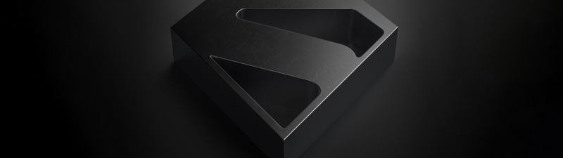 Superman, Dark aesthetic, Logo, Dark background, 5K, 8K