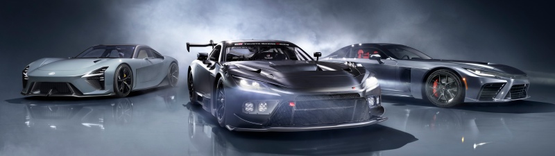 Lexus, Electric Sports cars, LFA Concept, Toyota GR GT Prototype, Toyota GR GT3 Prototype, 5K, 8K