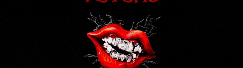PSYCHO Song by BABYMONSTER, Black background 5K