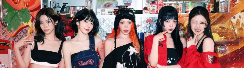 Le Sserafim - Spaghetti, 5K, Sakura Miyawaki, Kim Chaewon, Huh Yunjin, Hong Eunchae, Kazuha, K-Pop singers, K-pop group