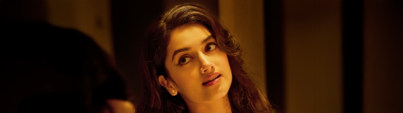 Bhagyashri Borse, Black saree, Indian actress, 5K, 8K, Indian fashion