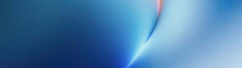 Blue abstract, Blue gradient, Curved lines, Modern, Honor Win, Stock, 5K