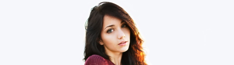 Emily Rudd, White background, 5K, Teen girl