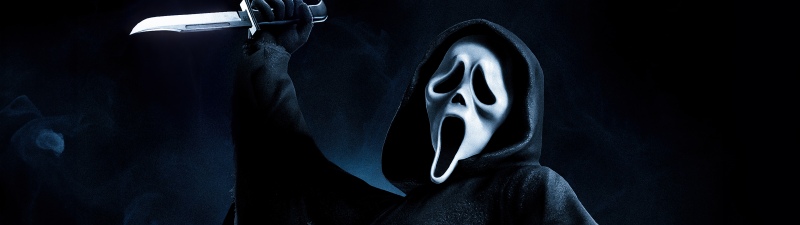 Ghostface, Scary, Dark background, Scream, Horror Movies, Gothic, 5K