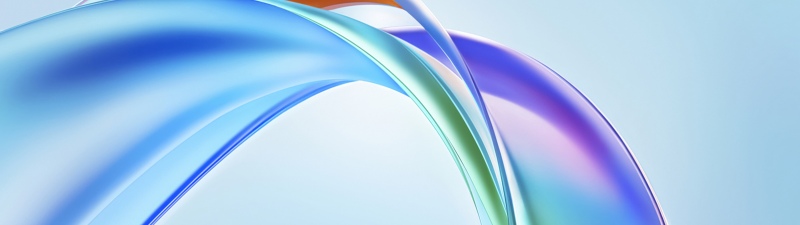 Glossy, Ribbons, Fluidic, Iridescent, Vibrant, Colorful, 5K