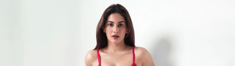 Amyra Dastur, Red dress, Indian actress, 5K, 8K
