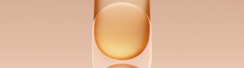 Geometric, Overlap, Frosted glass, Gradient background, 5K, Glossy, Translucent, Orange gradient