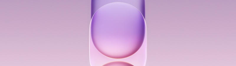 Honor Magic 8 Pro, Stock, Purple gradient, Frosted glass, Serene, Gradient background, 5K, Overlap, Glossy, Translucent
