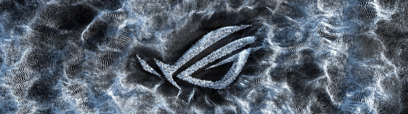 ASUS ROG, Official, Abstract background, Particle explosion