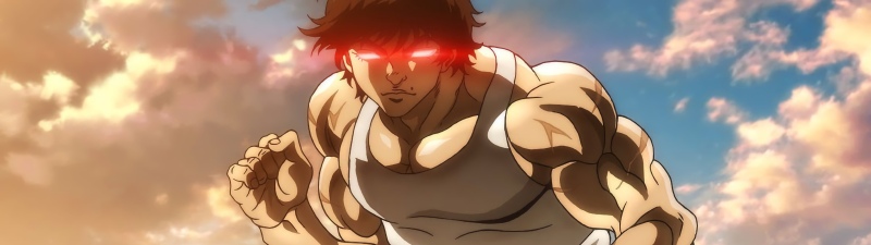 Baki Hanma, Baki the Grappler, Muscular, Anime series