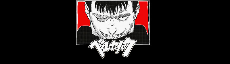 Guts, Minimalist, Black background, Berserk, 5K, AMOLED