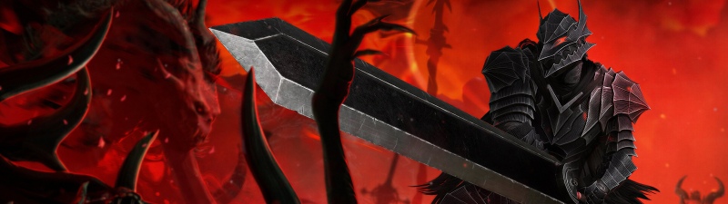 Guts, Badass, Red background, Berserk, Dragon Slayer, Berserker Armor