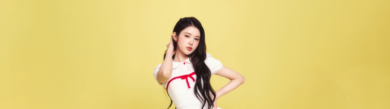 Ana, Hearts2Hearts RUDE, Yellow background 5K