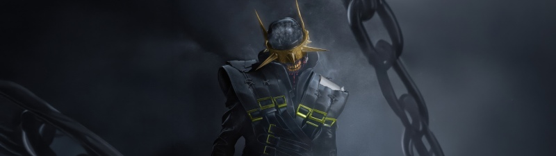 The Batman Who Laughs, Supervillain, DC Comics, 5K, Dark background